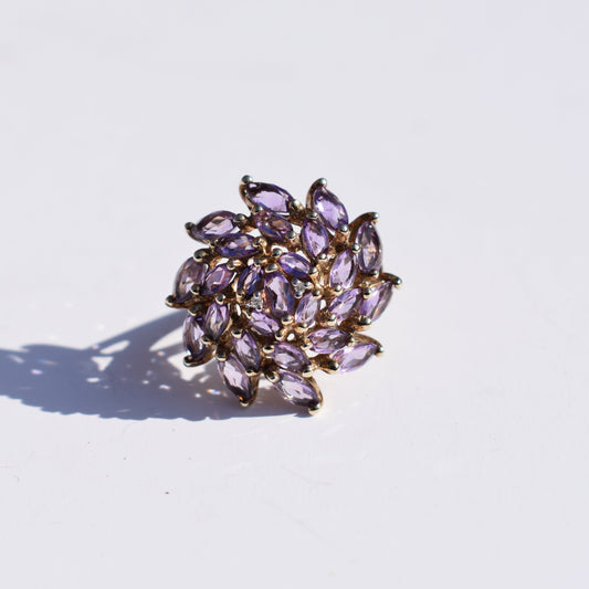 Purple Swirl Ring