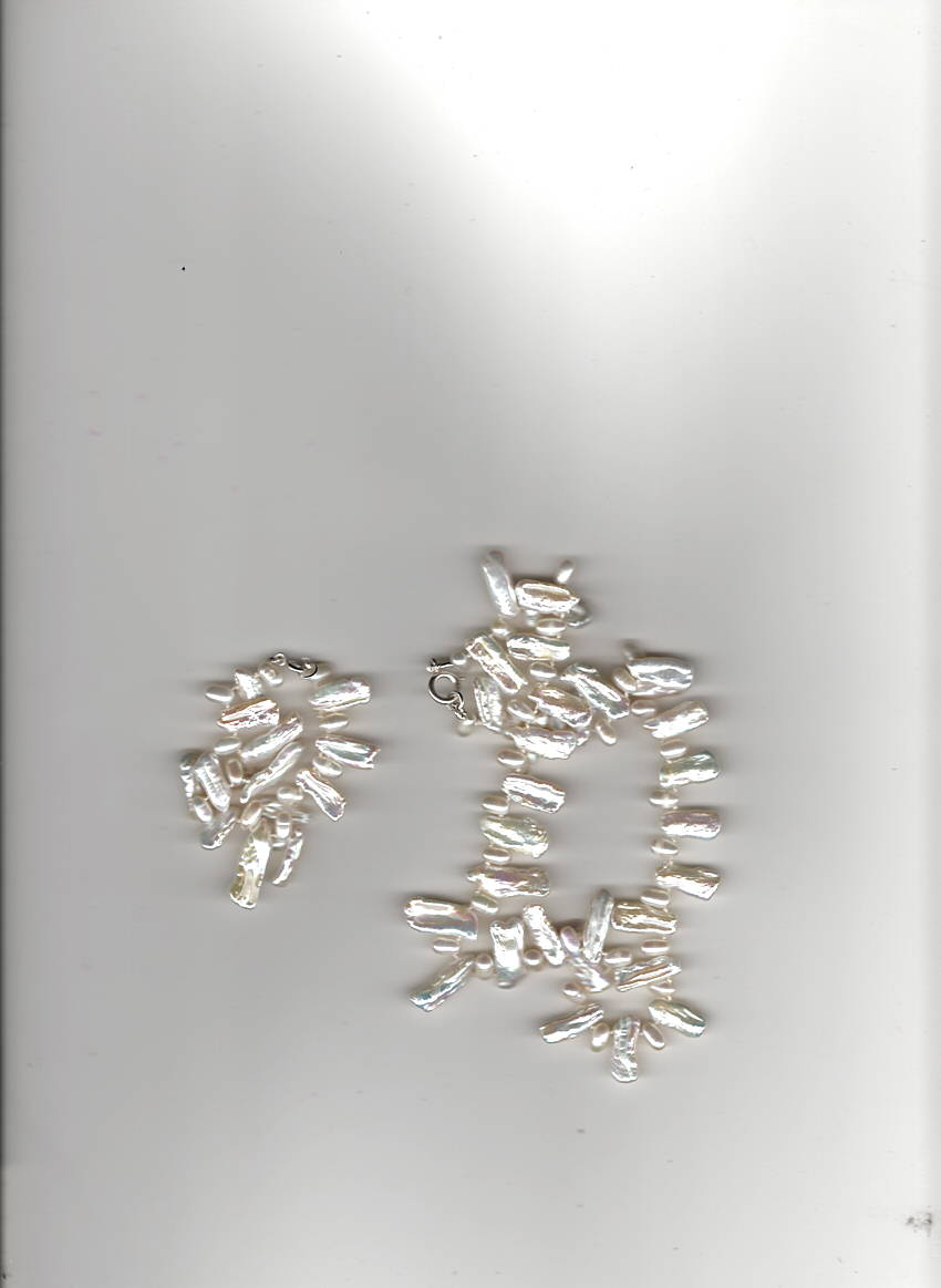 Someone Else's Teeth Pearl Bracelet