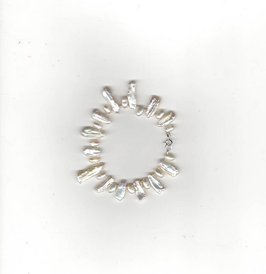 Someone Else's Teeth Pearl Bracelet