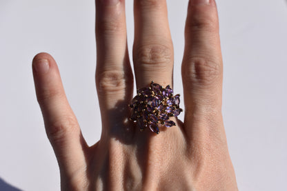 Purple Swirl Ring