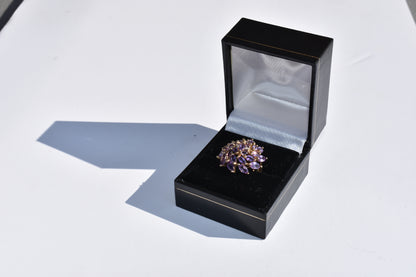Purple Swirl Ring